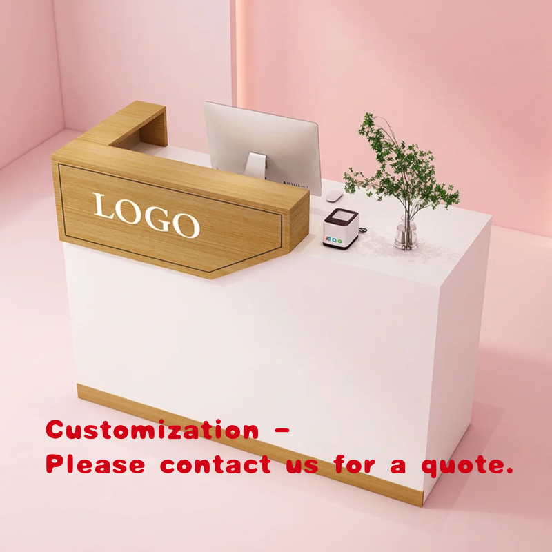Office Furniture Ideas - Comptoir de réception d'hôtel en bois