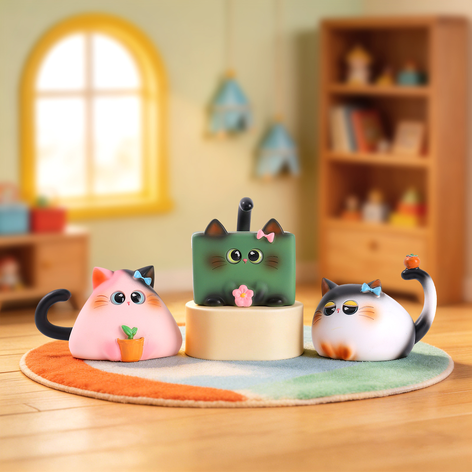 Figurine de chat en résine pou - Office Furniture Ideas avis et prix