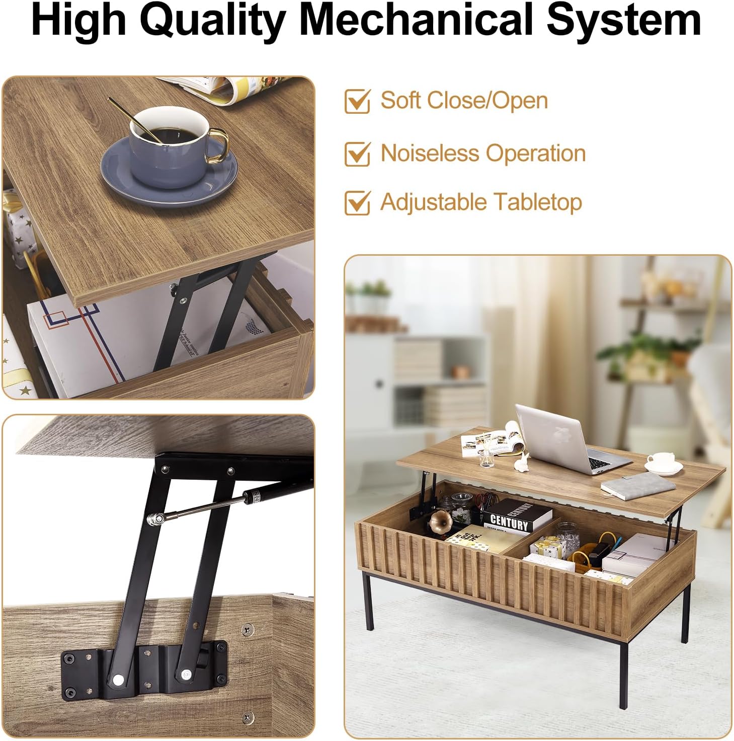 Table basse relevable en bois  - Office Furniture Center avis et prix