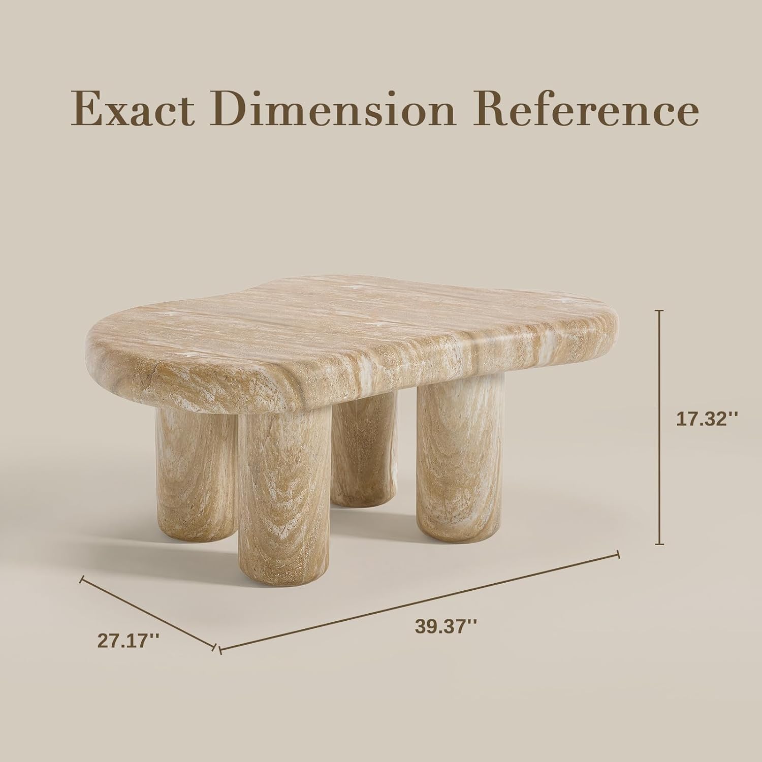 Table basse en faux marbre de  - Office Furniture Center avis et prix